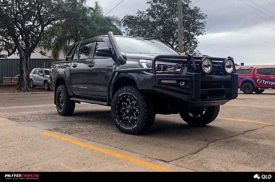 TOYOTA HILUX N80 4WD LETHAL GLOSS BLACK MILLED ACCENTS